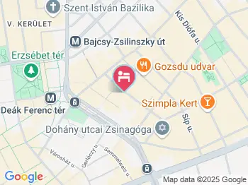 Roombach Hotel Budapest Center Budapest a térképen