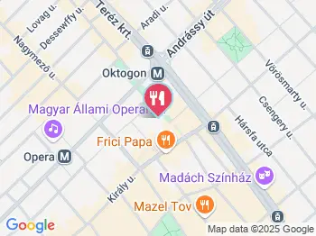 Royal Étterem - Liszt Ferenc tér Budapest a térképen