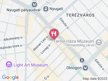 Róza Soup & Sandwich Budapest a térképen