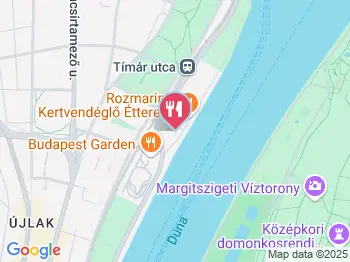 Rozmaring Vendéglő Budapest a térképen