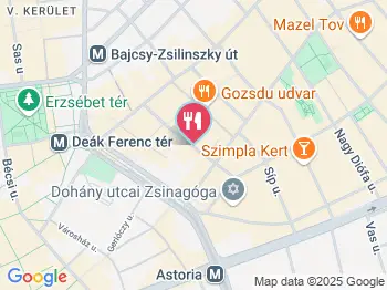 RS9 Pince Budapest a térképen