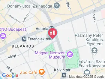 Ruben Étterem Budapest a térképen
