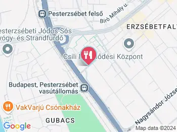 Ruby Étterem Budapest a térképen