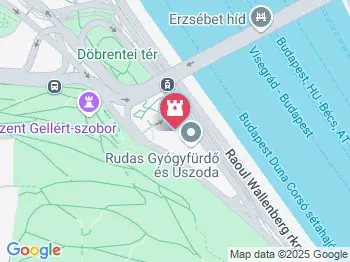 Rudas Gyógyfürdő és Uszoda Budapest a térképen