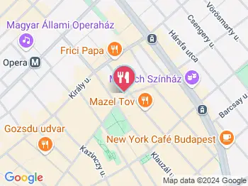 Ruin Brew Budapest a térképen