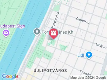 Ruttkai Éva szobra Budapest a térképen