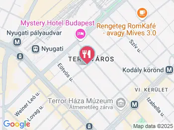 Saigon Bisztró Budapest a térképen