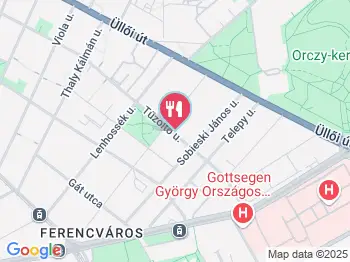 Sakana & Sakura Sushi Bar Budapest a térképen