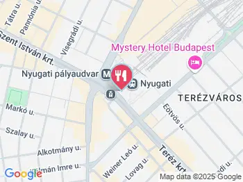 Salad Box - Nyugati Budapest a térképen