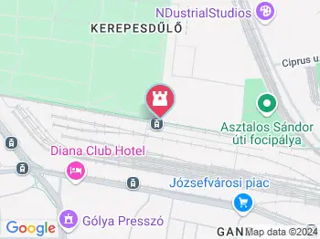 Salgótarjáni utcai zsidó temető Budapest a térképen