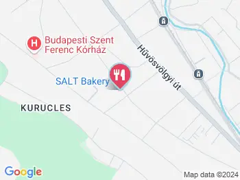 SALT Bakery Budapest a térképen