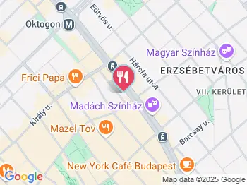 Salvatore Bar Budapest a térképen