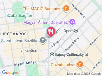 Salve Pizza Napoletana Basilica Budapest a térképen
