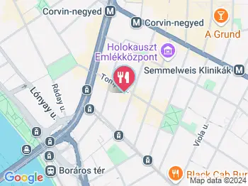 San Ramon Caffee Budapest a térképen