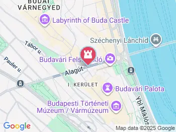 Sándor-palota Budapest a térképen