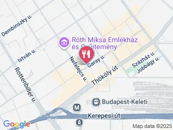 Santa's Kitchen Budapest a térképen