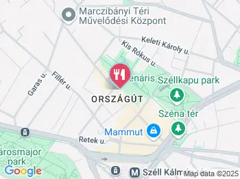 Sarki Róka Kávézó Budapest a térképen