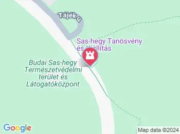 Sas-hegyi Tanösvény Budapest a térképen