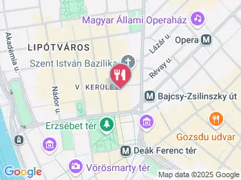 Satchmo's Bar Budapest a térképen