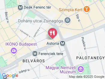 Sawasdee Thai Étterem Budapest a térképen