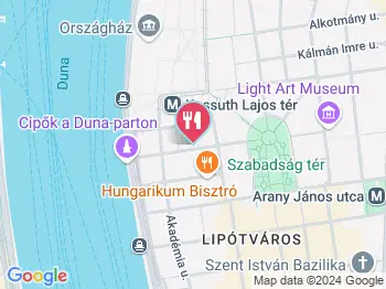 Scruton Belváros Budapest a térképen