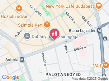 Se7en Café & Bar Budapest a térképen