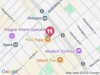 Seasons Bistro Budapest a térképen