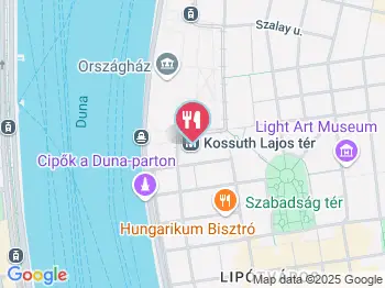 Séf Asztala - Kossuth Lajos tér Budapest a térképen