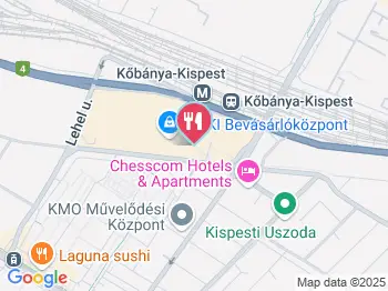 Segafredo - KöKi Terminál Budapest a térképen