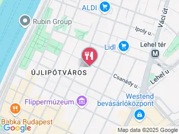 Selected Cafe Budapest a térképen