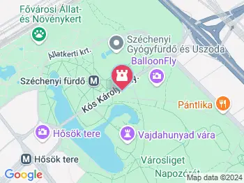 Sellők díszkút Budapest a térképen