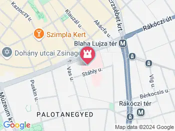 Semmelweis Ignác-szobor Budapest a térképen