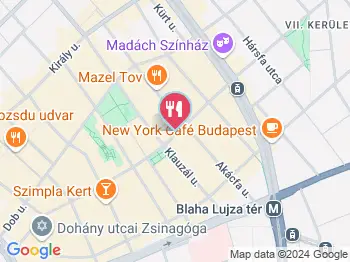 Sen Bistro Budapest a térképen