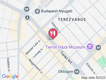 Sen Sushi Budapest a térképen