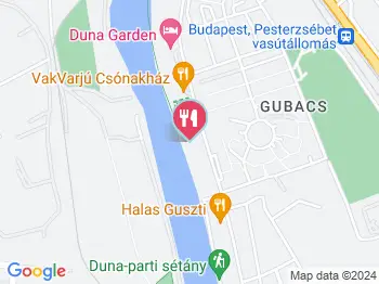 Sétány Kávézó, Pékség & Fagyizó Budapest a térképen