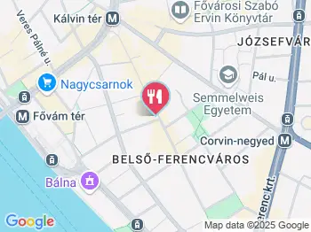 Shiraz Perzsa Étterem Budapest a térképen