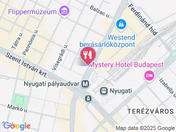 Shot Bistro Budapest a térképen