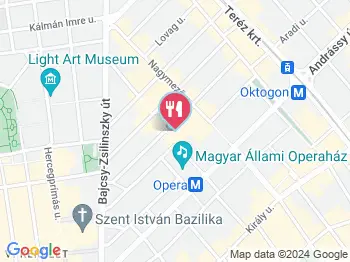 ShowRum Bar Budapest a térképen