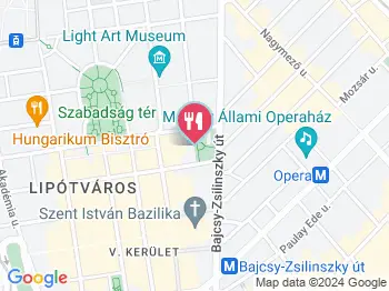 Simon's Burger - Arany János utca Budapest a térképen