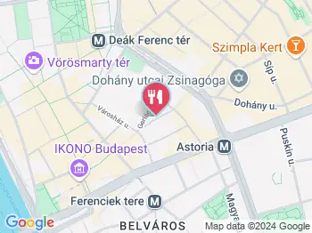 Simon's Burger - Astoria Budapest a térképen