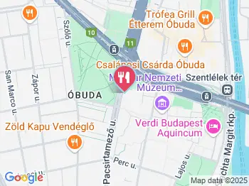 Simon's Burger Óbuda Budapest a térképen