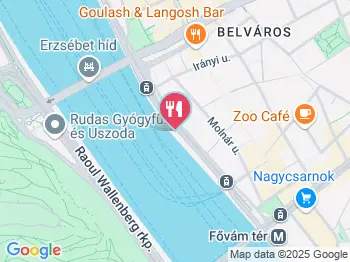 Sinatra Piano Bar & Terrace Budapest a térképen