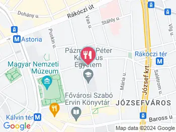 Sirius Teaház Budapest a térképen