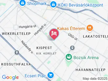 Sissi Panzió Budapest a térképen