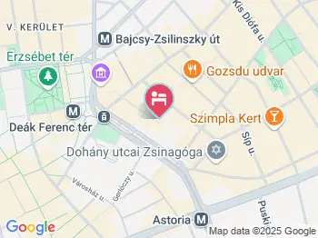 Small Grand Hotel Budapest Budapest a térképen