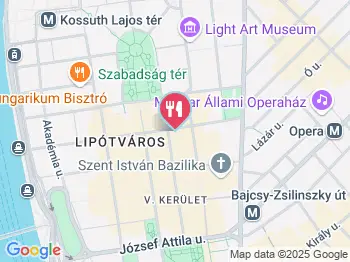 Smokey Monkies BBQ - Arany János utca Budapest a térképen