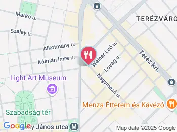 Snackworld Budapest a térképen