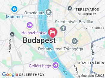 Hotel Sofitel Budapest Chain Bridge Budapest a térképen