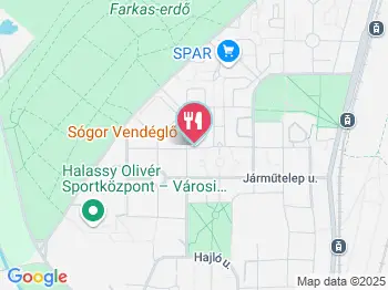 Sógor Vendéglő Budapest a térképen