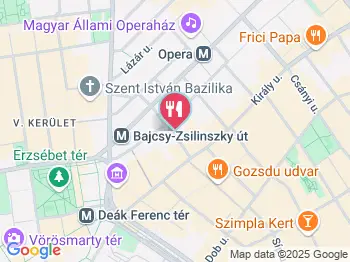 Sophie & Ben Bistro Budapest a térképen